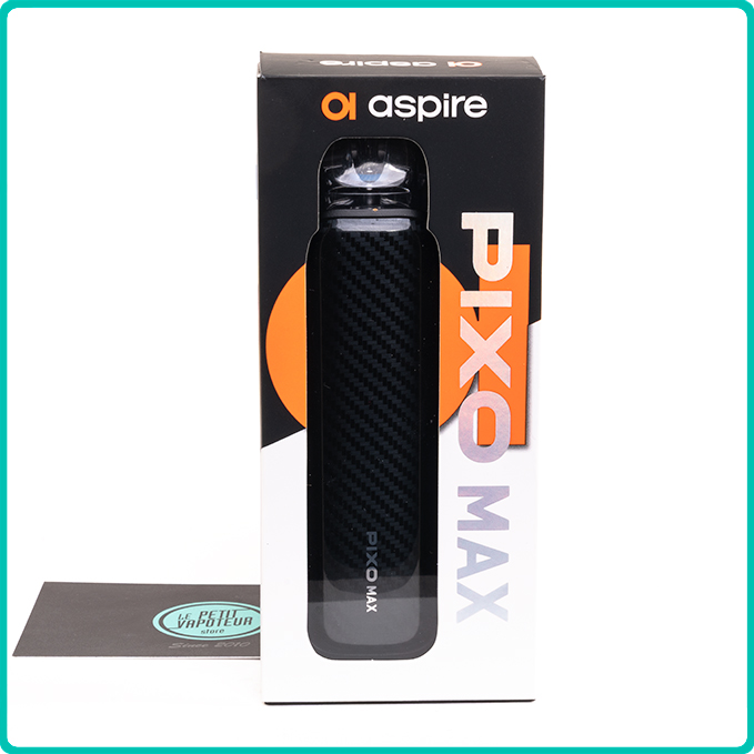 Packaging du Pixo Max Aspire